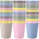 Copos infantis Eccliy 36 unidades de plástico inquebrável 240 ml 6 cores