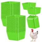 Copos Maxdot, 20 unidades, para alimentação de frango, pendurados em 475 ml, verdes