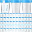 Copos para amostras de urina Geiserailie 120 ml descartáveis x100 com tampas