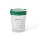 Copos para amostras de urina/xixi McKesson com tampas, 120 ml, 100 unidades