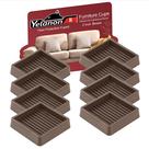 Copos para móveis Yelanon, 8 peças, almofadas marrons antiderrapantes de 5 cm Copos para móveis Yelanon, 8 peças, almofadas marrons antiderrapantes de 5 cm