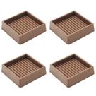 Copos para rodízios de borracha VOCOMO 6,4 x 6,4 cm, antiderrapantes Copos para rodízios de borracha VOCOMO 6,4 x 6,4 cm, antiderrapantes