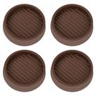 Copos para rodízios VOCOMO 7,5 x 7,5 x 1,5 cm de borracha, 4 unidades Copos para rodízios VOCOMO 7,5 x 7,5 x 1,5 cm de borracha, 4 unidades