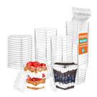 Copos para sobremesa Emporio Kitchen 150 ml, transparentes, sem BPA, 100 unidades Copos para sobremesa Emporio Kitchen 150 ml, transparentes, sem BPA, 100 unidades