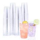 Copos plásticos descartáveis BYSNOW 14 oz Clear (pacote com 100)
