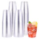 Copos plásticos descartáveis JOLLY CHEF 300mL Clear, pacote com 100