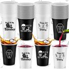 Copos plásticos descartáveis Rtteri Death to My 20s 16 onças x48