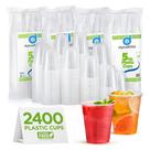 Copos plásticos diplasteis, pacote de 2400, 150 ml, transparentes para festas Copos plásticos diplasteis, pacote de 2400, 150 ml, transparentes para festas