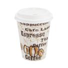 Copos quentes de papel com tampas (350 ml, 100 unidades) Amazon Basics