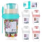 Copos Shaker para Salada JOUTYFOR 6 Peças à Prova de Vazamentos e Portáteis