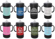 Copos Sippy Cups OEZZO Personalizados em Aço Inoxidável 300ml - Para Crianças Copos Sippy Cups OEZZO Personalizados em Aço Inoxidável 300ml - Para Crianças