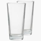 Copos Vidro 260ml Transparente Venice Base Quadrada Elegante 2UN