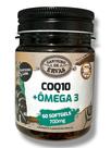 CoQ10 + Ômega 3 60 Softgels Canteiro de Ervas CoQ10 + Ômega 3 60 Softgels Canteiro de Ervas