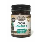 Coq10 Ômega 3 canteiro de ervas 700 mg 60 softgels.