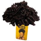 Coque Afro Puff Orgânico - Cor Chocolate
