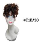 Coque Cabelo Orgânico Cacheado Afro Puff Com Franja Pratico