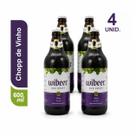 Coquetel Alcoólico Chopp de Vinho Wibeer Red Draft 600ml Kit 4 unidades Coquetel Alcoólico Chopp de Vinho Wibeer Red Draft 600ml Kit 4 unidades