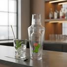 Coqueteleira Acrilica 500ml com Dosador 123 Util