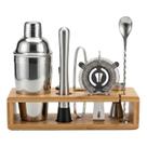 Coqueteleira Com 10 Itens Para Fazer Caipirinha Kit Bartender Inox Drinks Profissionais