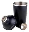 Coqueteleira Fiesta Drink Bebidas Bar Aço Inox Preta 500ml