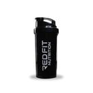 Coqueteleira Shaker Preta 600ml - Red Fit Nutrition