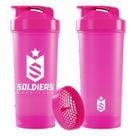 Coqueteleira Slim 600ml Pink Soldiers Nutrition