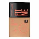 COR 06 Base Líquida com Acabamento Glow e Vitamina Maybelline NY Fit Me Fresh Tint FPS50