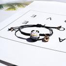 Cor da Pulseira de Gatinho:Preto