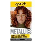 Cor de cabelo Got2b Metallics Permanent Bronzed Copper