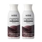 Cor de cabelo Kiss Express Semipermanente Vivid Black 100mL x2