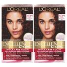 Cor de cabelo L'Oreal Paris Excellence Creme 4RM Vermelho Mogno Escuro