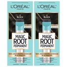Cor de cabelo L'Oréal Paris Root Rescue Black 2 2PK
