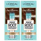 Cor de cabelo L'Oréal Paris Root Rescue Vermelho Ruivo Escuro 4R 2PK