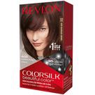 Cor de cabelo Revlon ColorSilk Dark Mahogany Brown 1 pacote x 12 Cor de cabelo Revlon ColorSilk Dark Mahogany Brown 1 pacote x 12