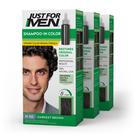 Cor de cabelo só para homens Shampoo-In Darkest Brown H-50 x3 Cor de cabelo só para homens Shampoo-In Darkest Brown H-50 x3