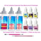CORA - Kit P/ Manicures Podologia Cutilagem Europeia + Cuidados em Gotas - Ganhe Espátula + Palito
