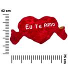 Coração De Pelúcia Com Braços Grande Almofada Dia Namorados