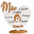 Coração Decorativo Dia das Mães com Frases Inspiradoras