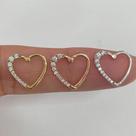 Coração em Ouro 18K com Zircônias - Joia Elegante