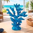 Coral Artificial Decorativo Enfeite para Ambiente Náutico Azul em Resina Coral Artificial Decorativo Enfeite para Ambiente Náutico Azul em Resina