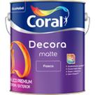 Coral decora matte fosco branco 3,6 l
