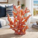 Coral Decoração Casa De Praia Mar Oceano Artificial 23x19cm Coral Decoração Casa De Praia Mar Oceano Artificial 23x19cm