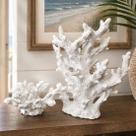 Coral Enfeite Casa De Praia Aquário Náutico Branco Kit 2pçs