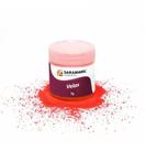 Corante de Vela Vermelho Fogo Fluorescente 7g Pó Saramanil Anilina A Óleo Tingimento Parafinas barra lentilha gel ceras pote