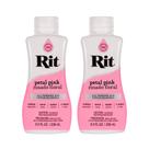 Corante líquido Rit Dye multiuso, 240 ml, rosa pétala, pacote com 2 unidades