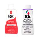 Corante RIT Cherry Red com fixador 236 ml