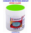 Corantes para biscuit pó 7g - cor CINZA