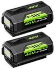 Coraybat Bateria de íon-lítio 40V 6,0Ah, kit com 2 unidades Coraybat Bateria de íon-lítio 40V 6,0Ah, kit com 2 unidades