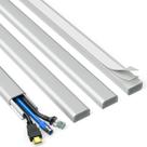 Cord Hider Delamu Grey Cable Hider para 2-3 cabos de 160 cm de comprimento Cord Hider Delamu Grey Cable Hider para 2-3 cabos de 160 cm de comprimento