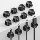 Cord Organizer Spring Clips Lamicall Desk, pacote com 12
